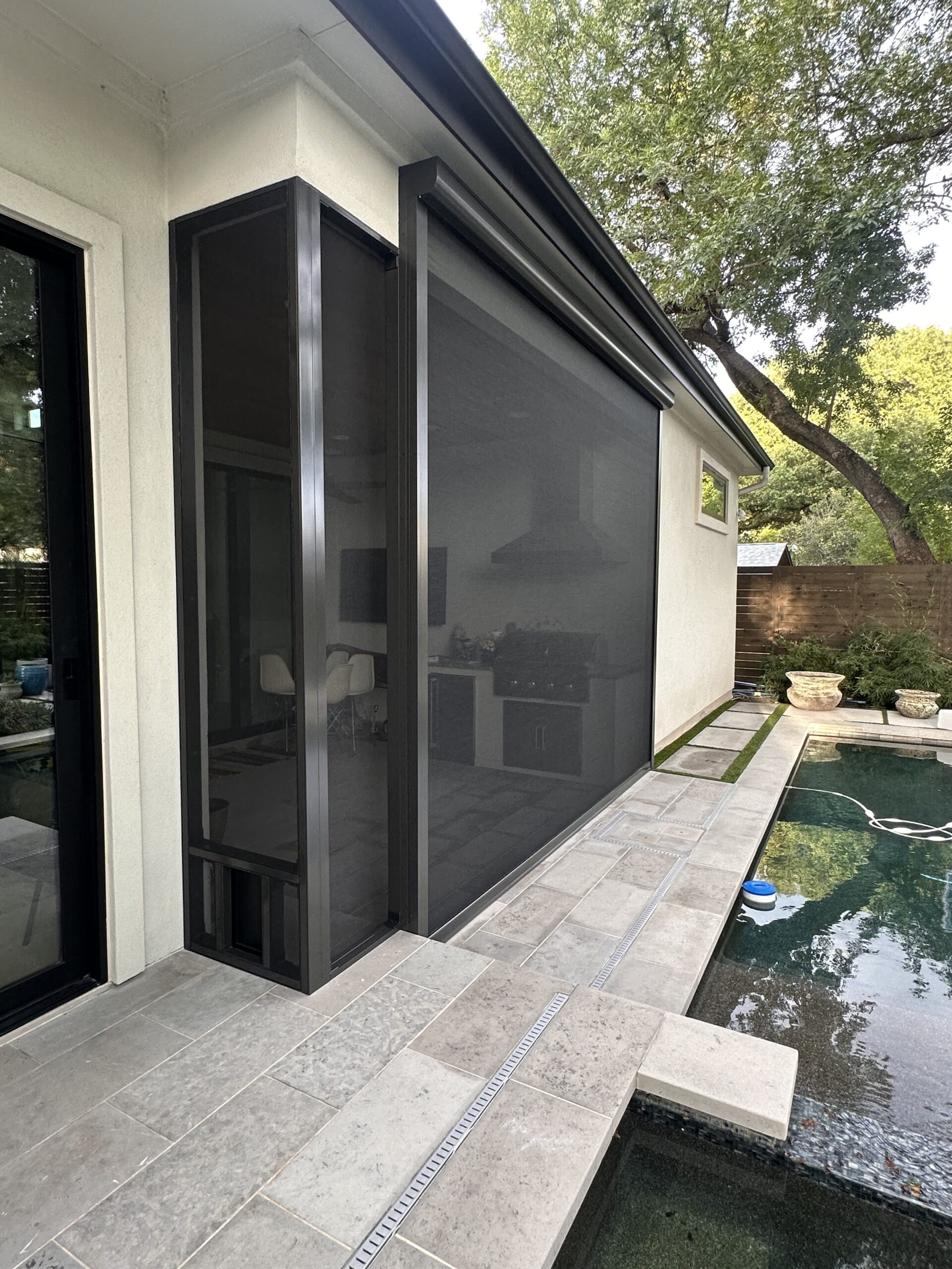 motorized patio screen