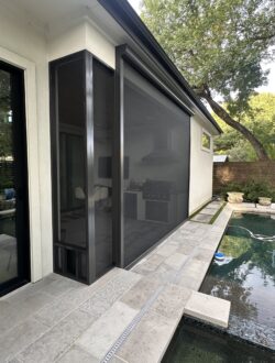 motorized patio screen