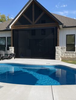 motorized patio shade